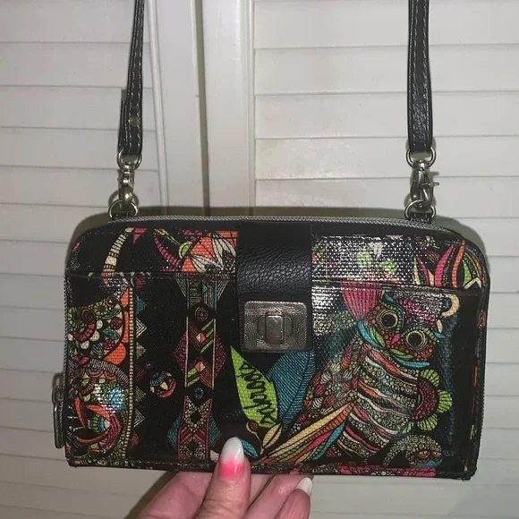 Sakroots vintage crossbody/wallet/phone holder nwot - Picture 1 of 7